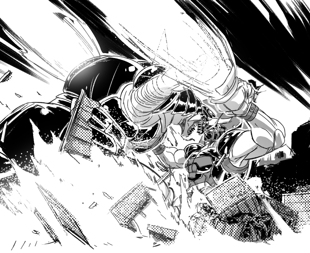 The cover art for the episode Real Bout from the comics series GOLIA-FIGHTER, which is number 33 in the series