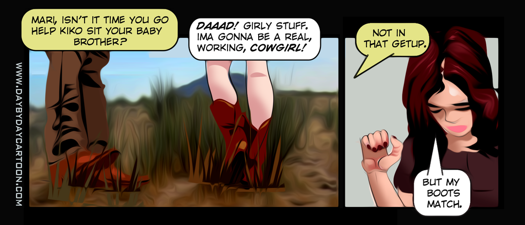 Real Cowgirl panel 1