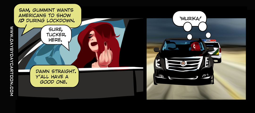 Murica Damn Right panel 1