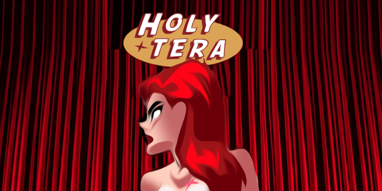 The cover art for the episode Ball Bustin from the comics series Holy Tera, which is number 7 in the series