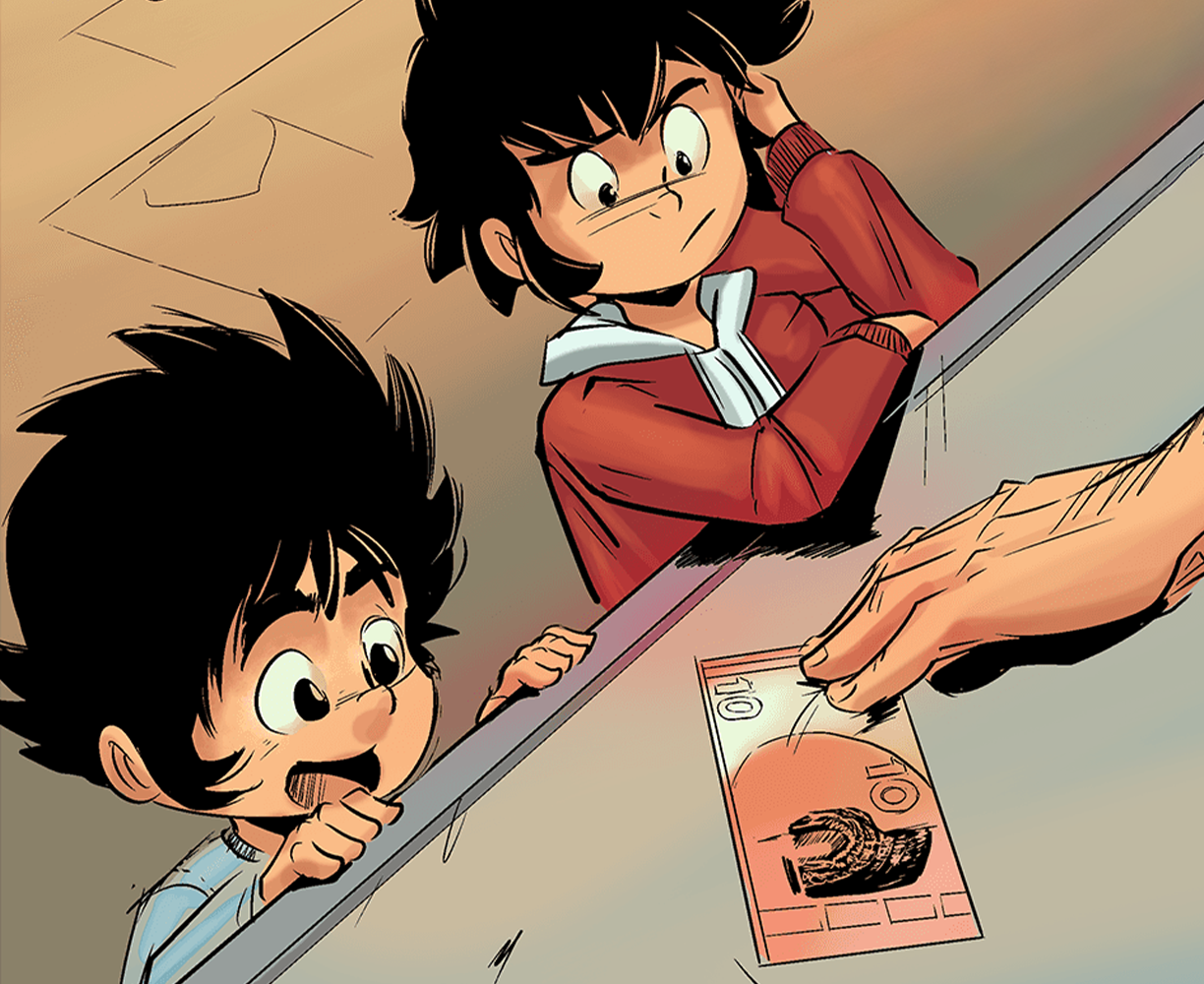 The cover art for the episode 隐身匕首 from the comics series 星期天漫画：暗部, which is number 28 in the series