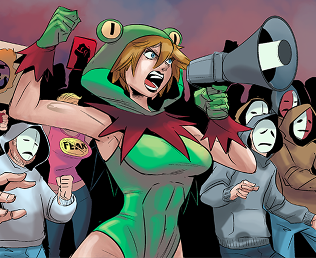 The cover art for the episode 扭曲的正义 三 from the comics series 星期天漫画：暗部, which is number 32 in the series