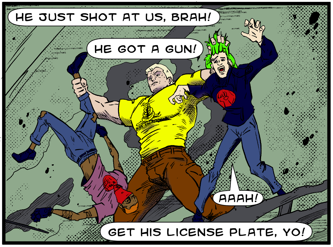 Gotta Love a Peaceful Protest panel 4