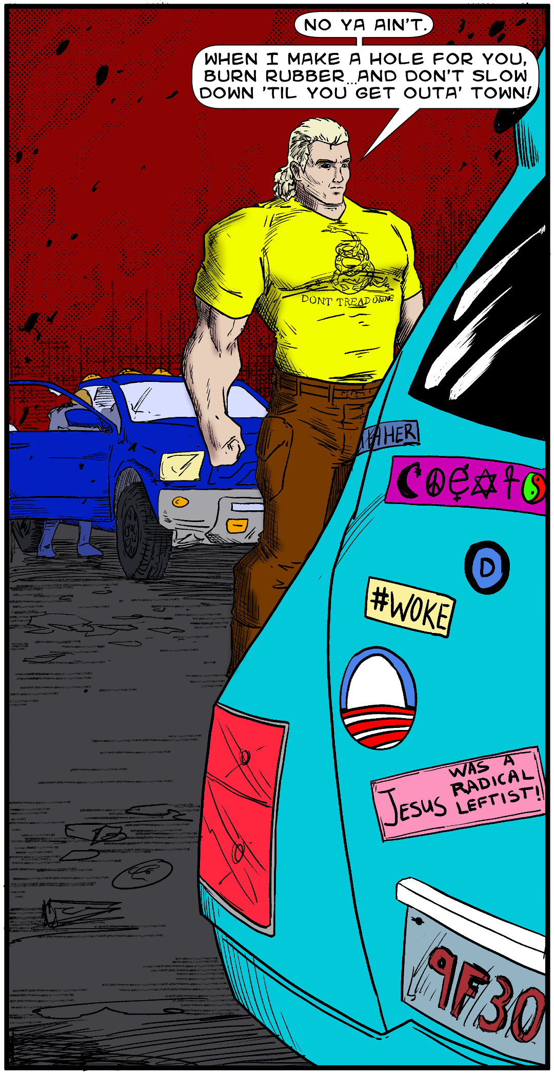 Gotta Love a Peaceful Protest panel 7