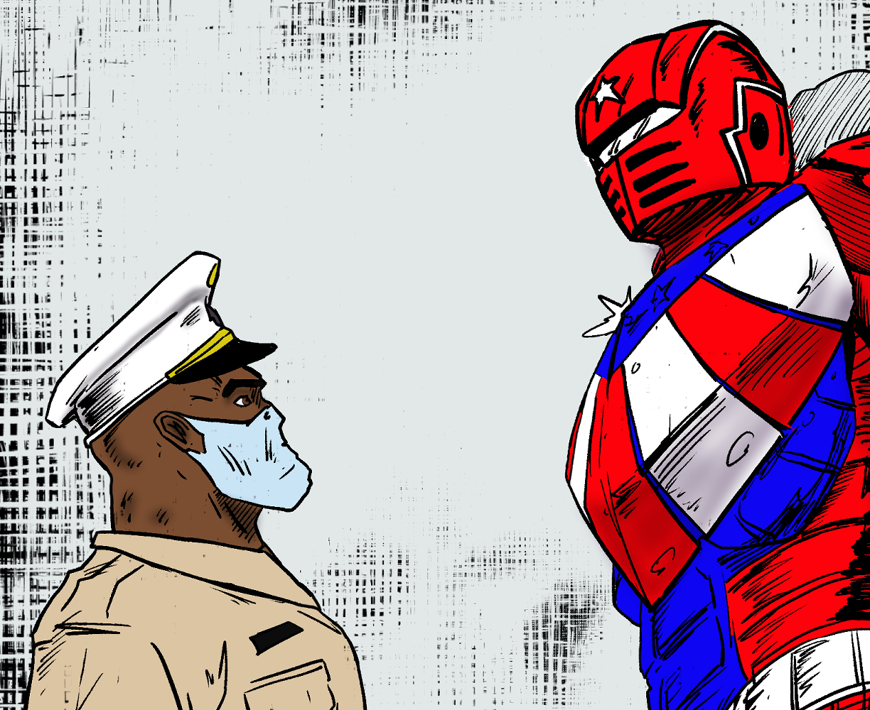 The cover art for the episode What Hath Progress Wrought? from the comics series Threat Quotient, which is number 10 in the series