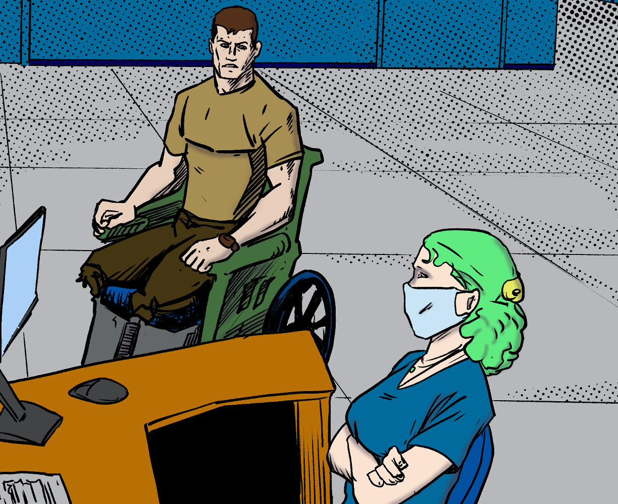 The cover art for the episode Culture Shock from the comics series Threat Quotient, which is number 12 in the series