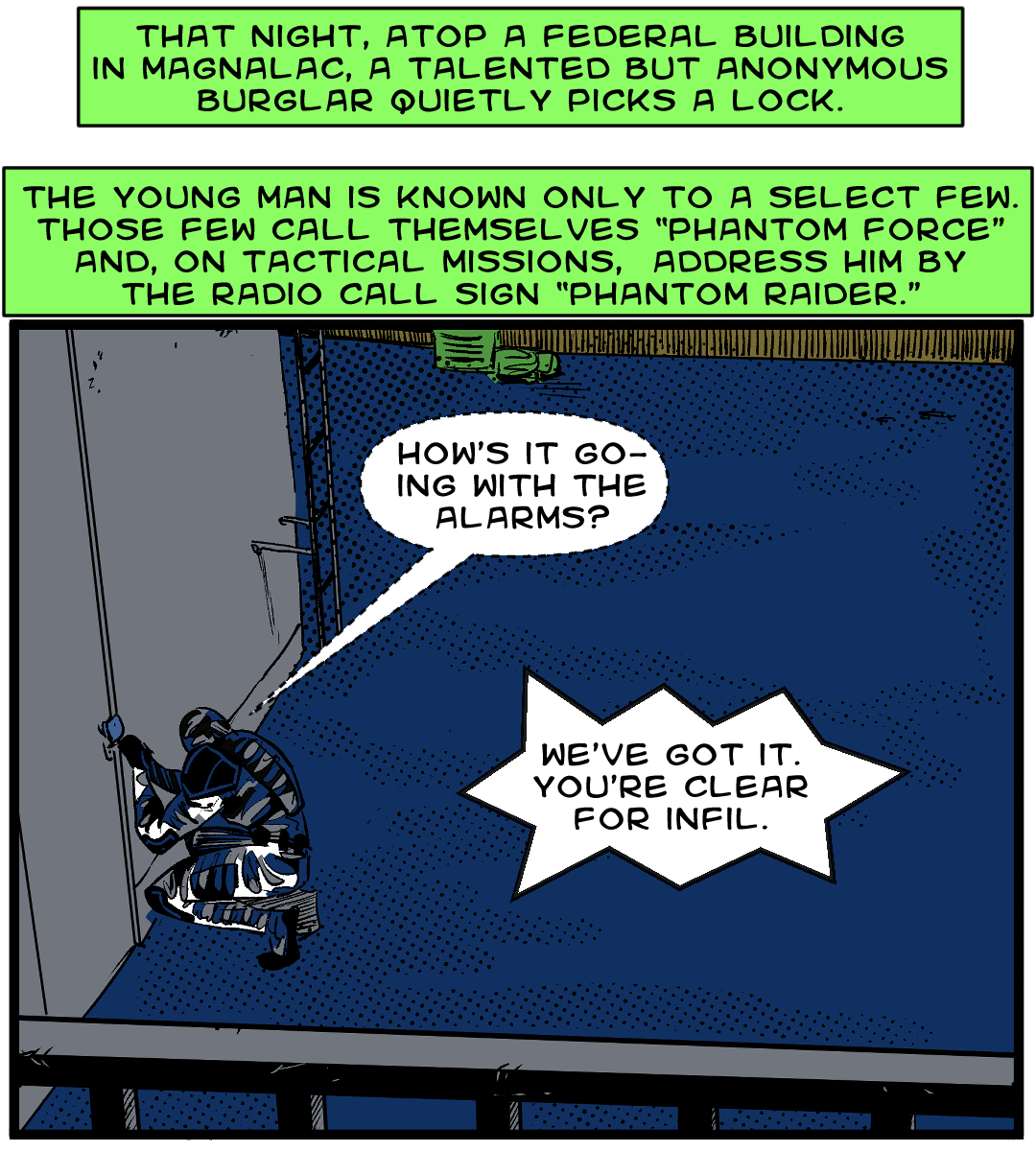 The Phantom Raider panel 2