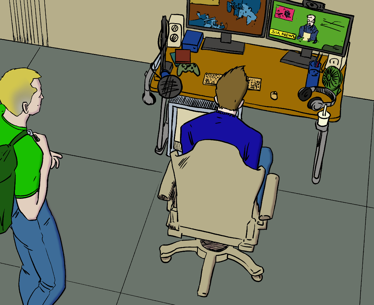 The cover art for the episode No Pressure from the comics series Threat Quotient, which is number 26 in the series