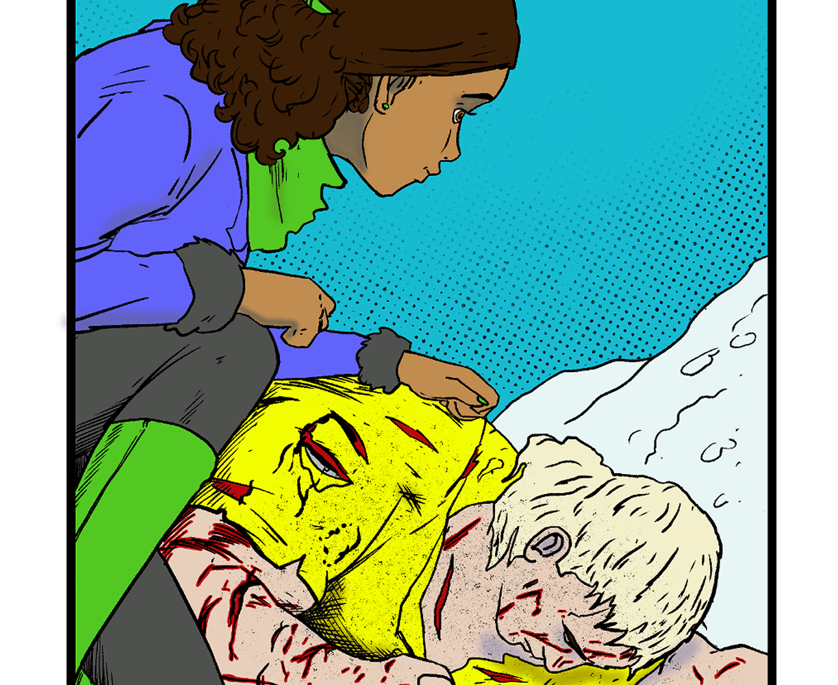 The cover art for the episode A Magnet for Trouble from the comics series Threat Quotient, which is number 33 in the series