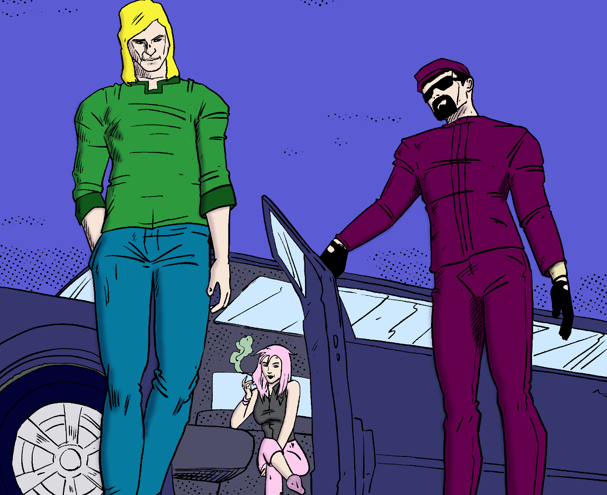 The cover art for the episode Convalescence from the comics series Threat Quotient, which is number 34 in the series