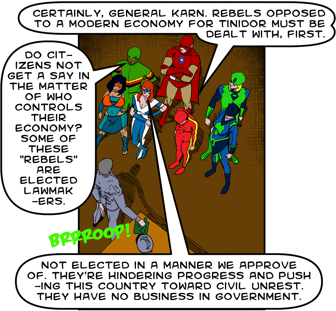 A Chance of Civil Unrest panel 11