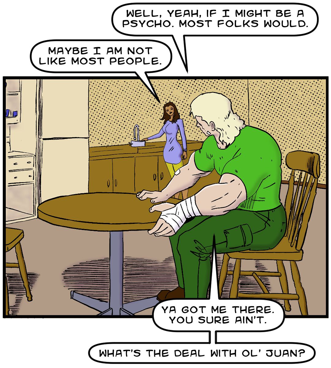 Not Like Most People panel 5