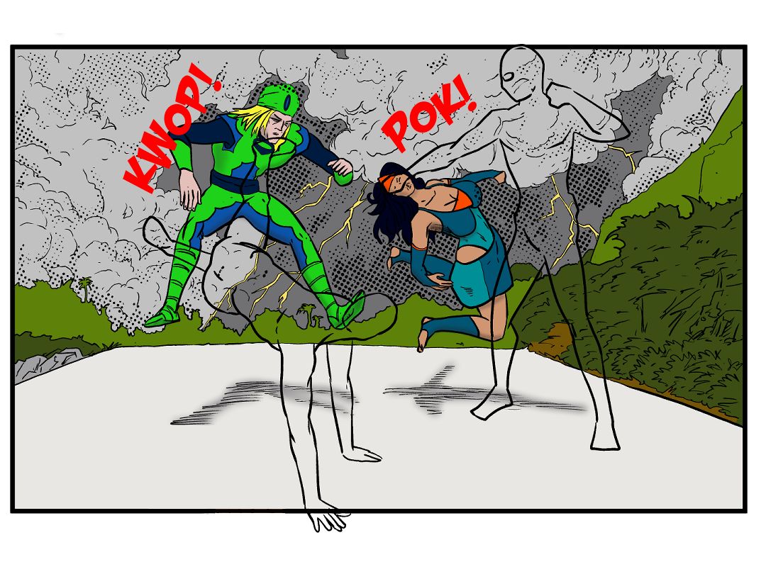 Like Fighting Ghosts panel 9