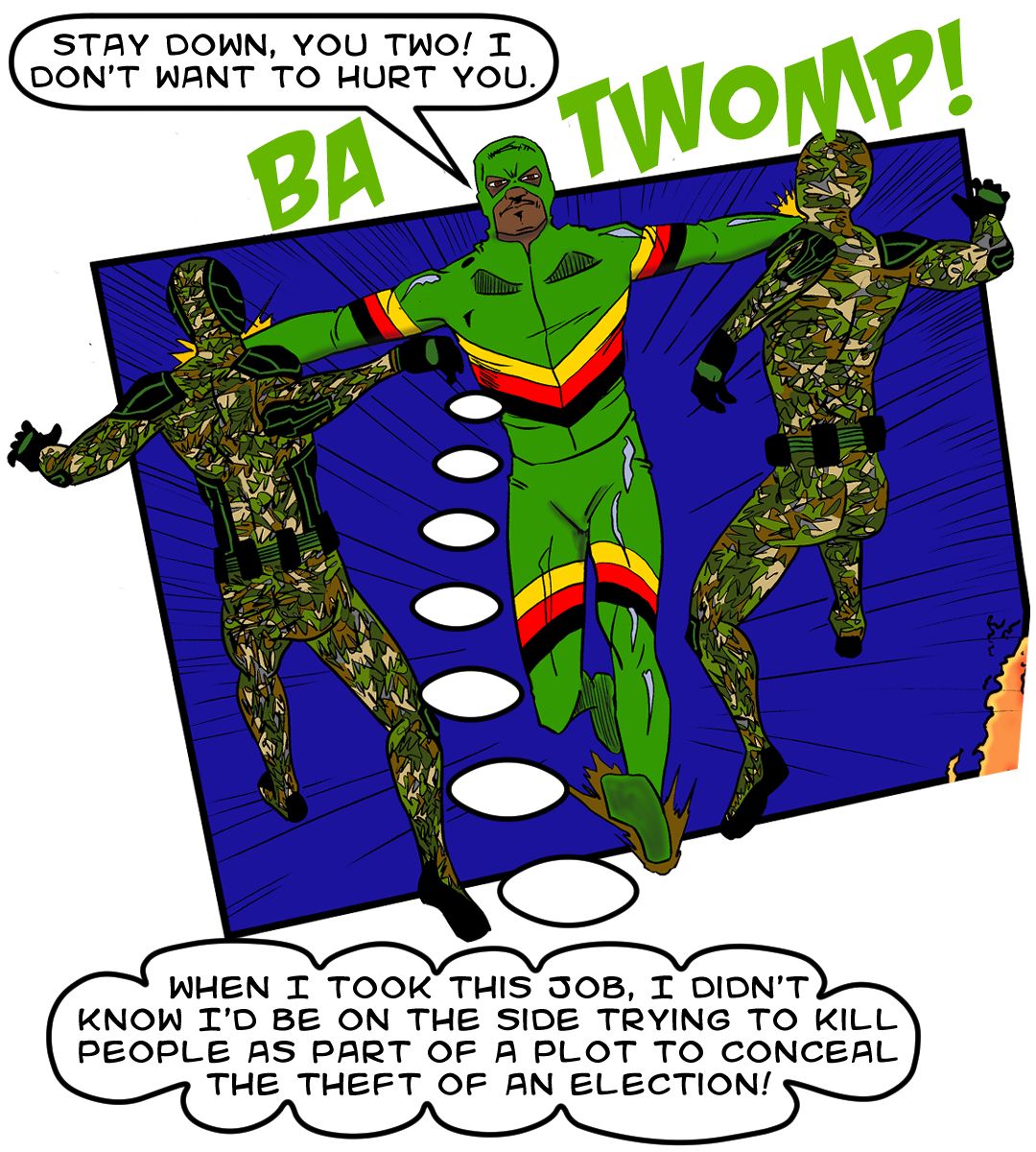 Cavalry from the Storm panel 7