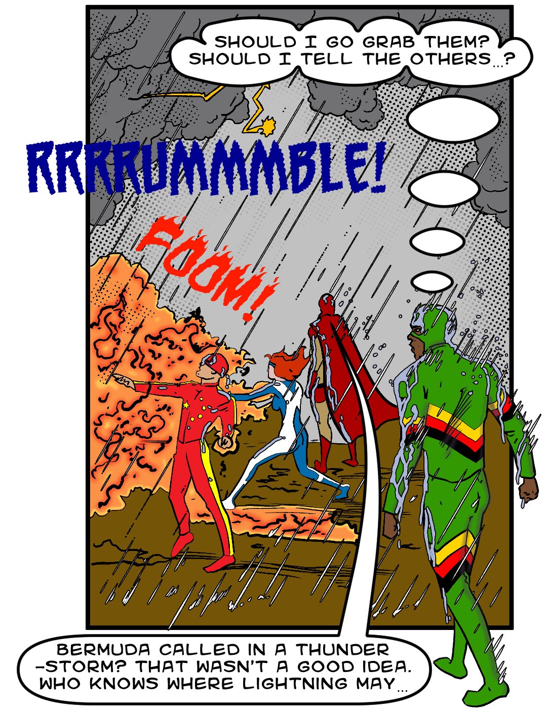 Cavalry from the Storm panel 4