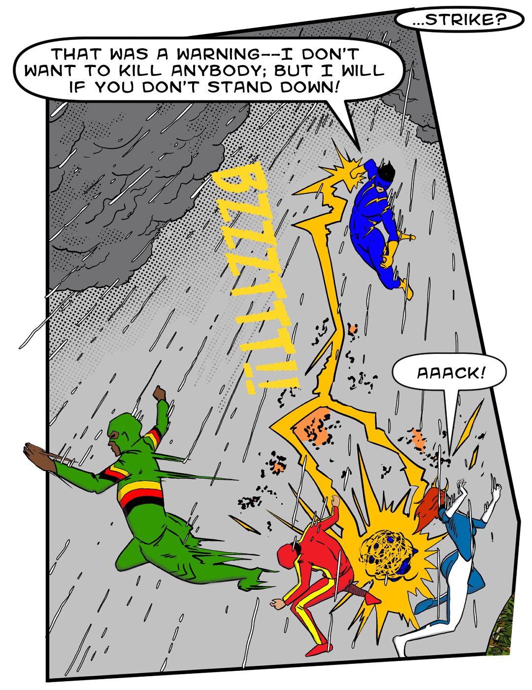 Cavalry from the Storm panel 5