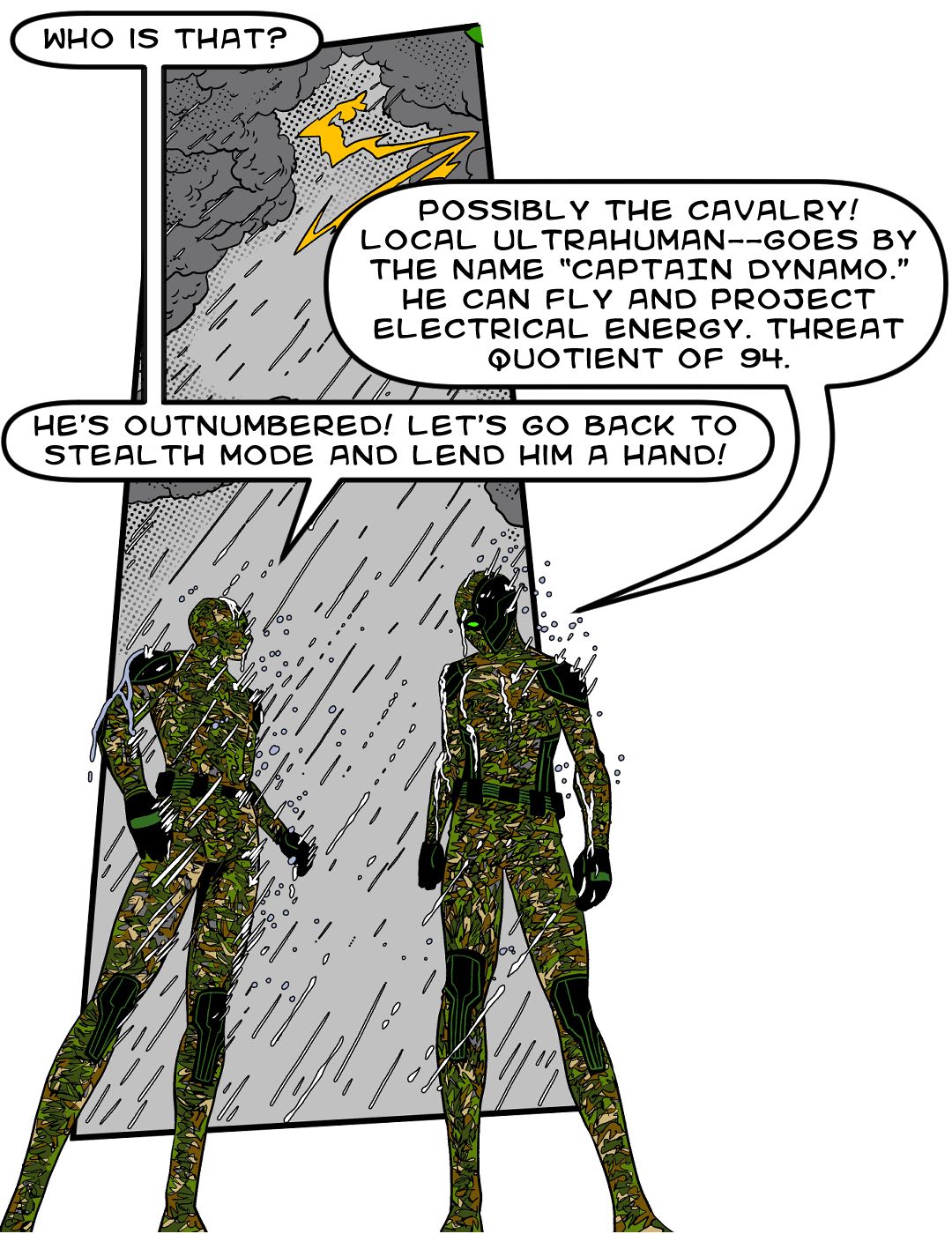 Cavalry from the Storm panel 6