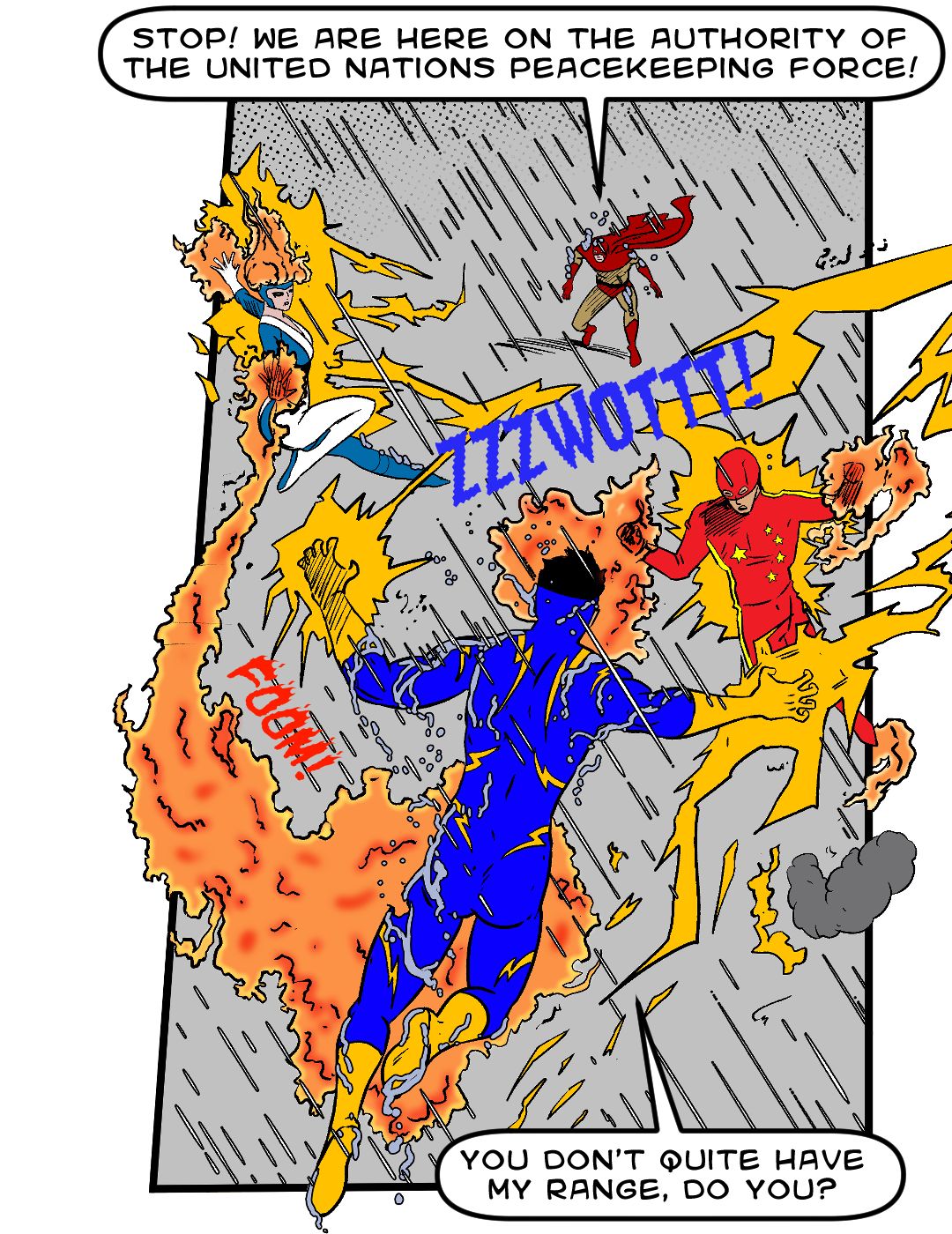 Cavalry from the Storm panel 8