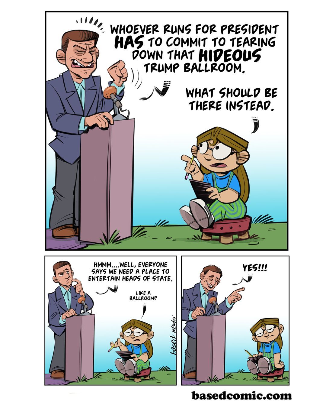 Trump Ballroom panel 1