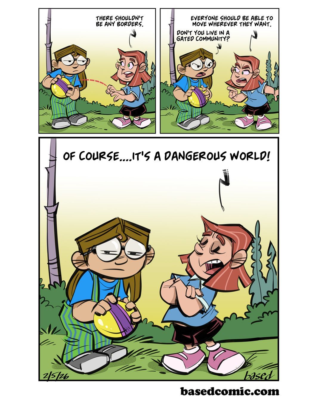 Arguing with Billie Eilish panel 1