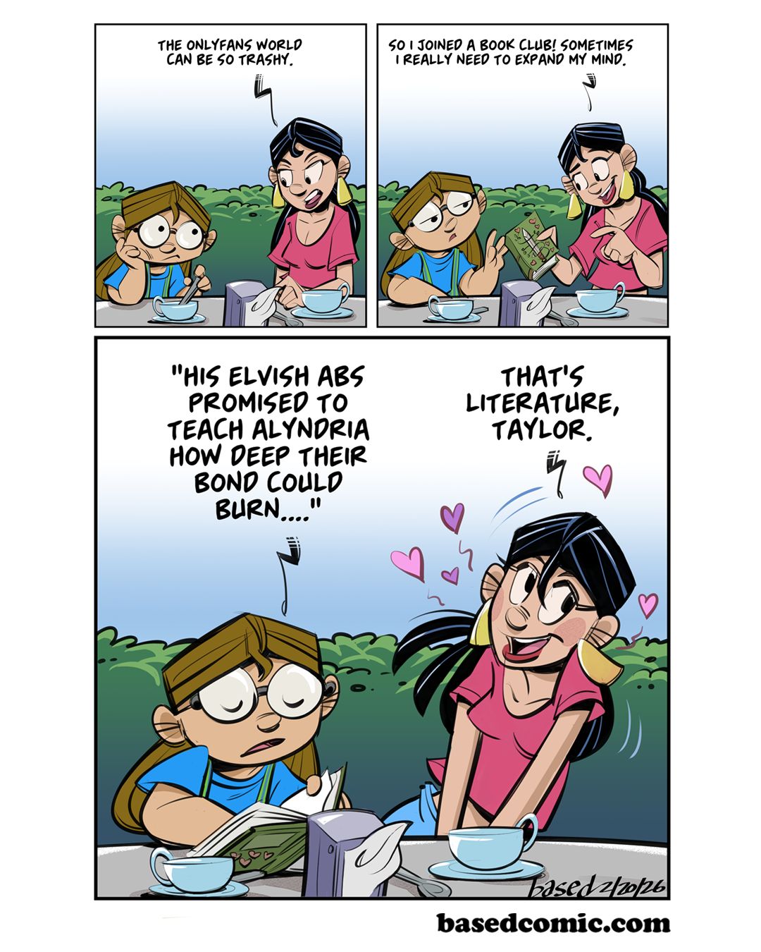 Babette Loves Romantasy panel 1