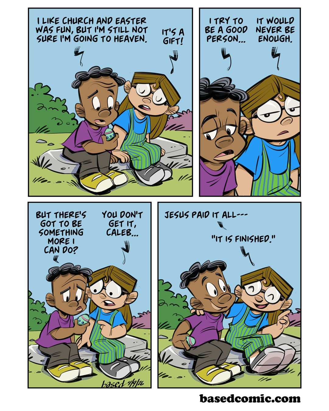 Jesus Paid it All panel 1