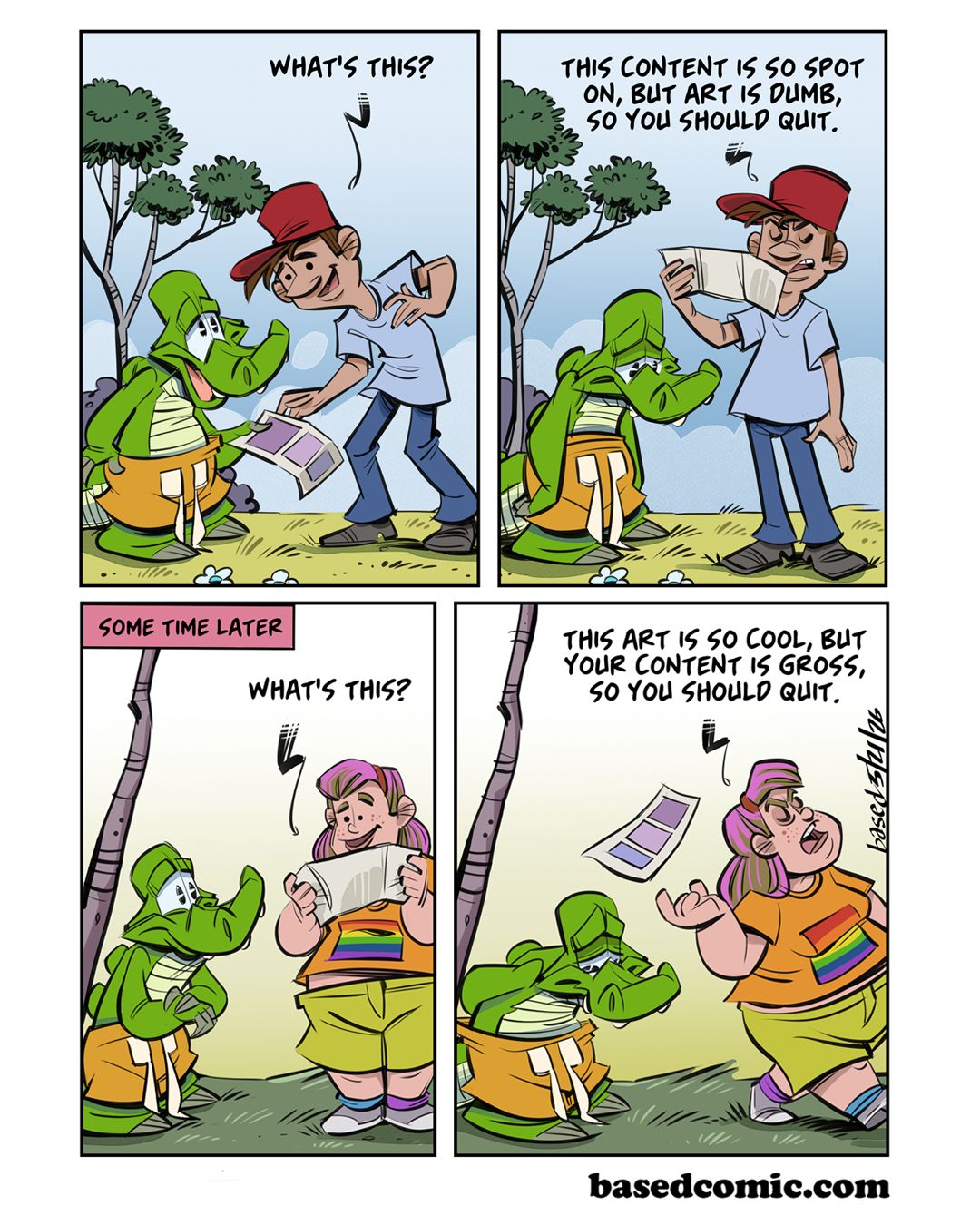 Never Back Down panel 1