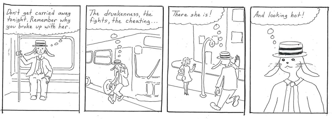 remember why you broke up with her panel 1