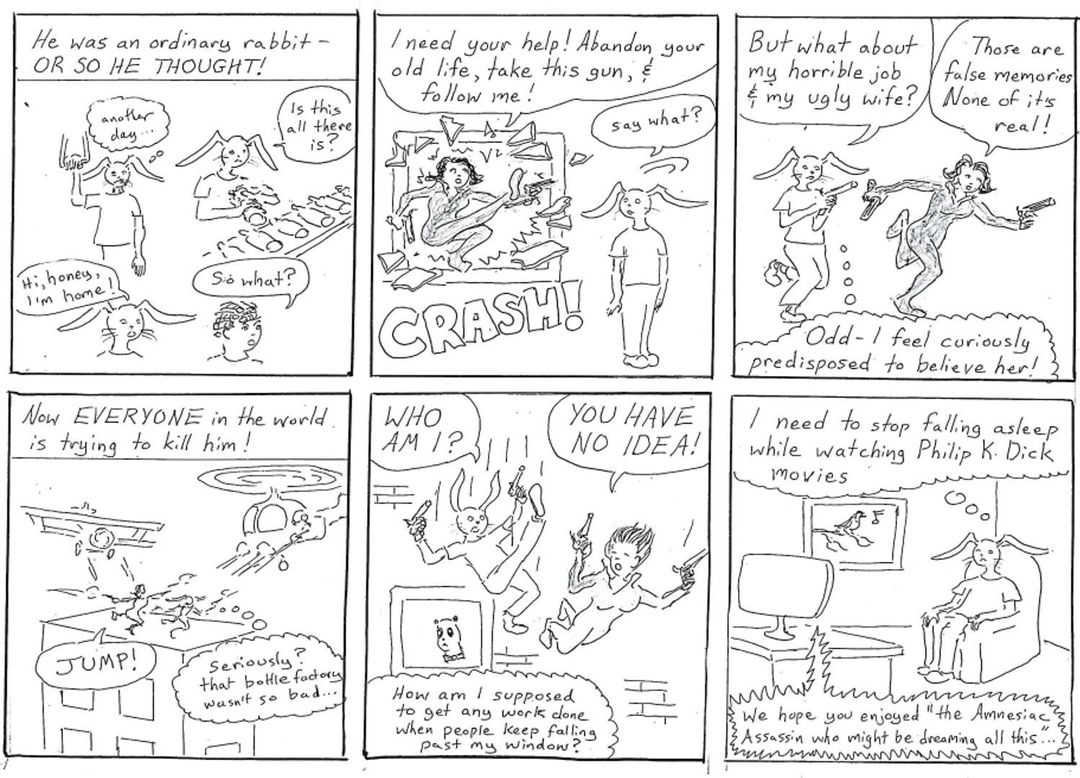 jack goes to see a philip k dick movie panel 1