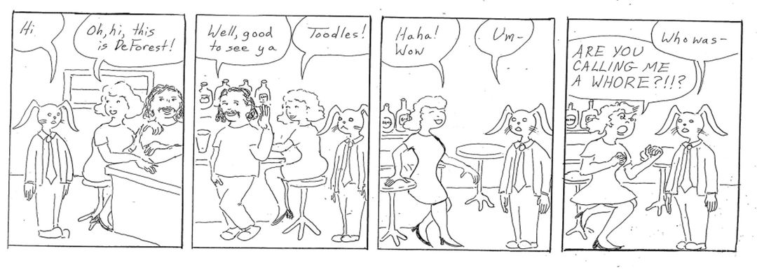 are you calling me a whore? panel 1