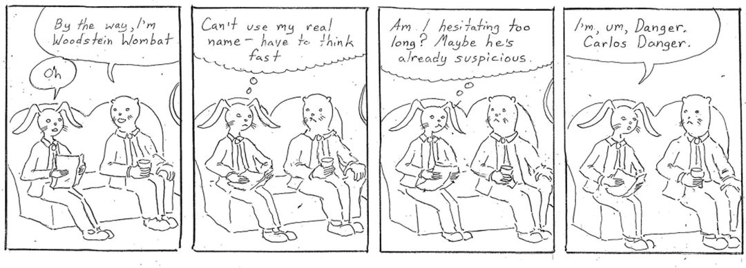 Danger.  Carlos Danger. panel 1