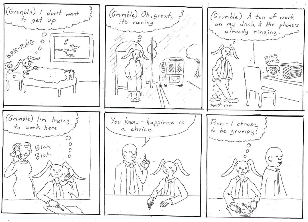 happiness is a choice panel 1