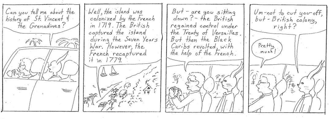 the history of st vincent and the grenadines panel 1