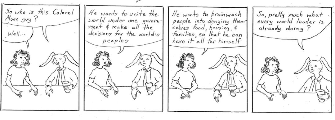 who is Colonel Moon? panel 1