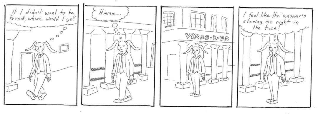the answer is close at hand panel 1