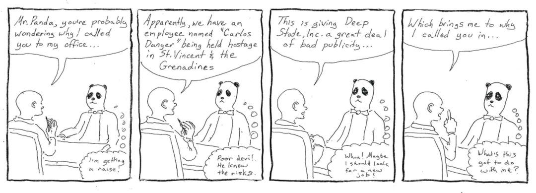 the panda for the job panel 1