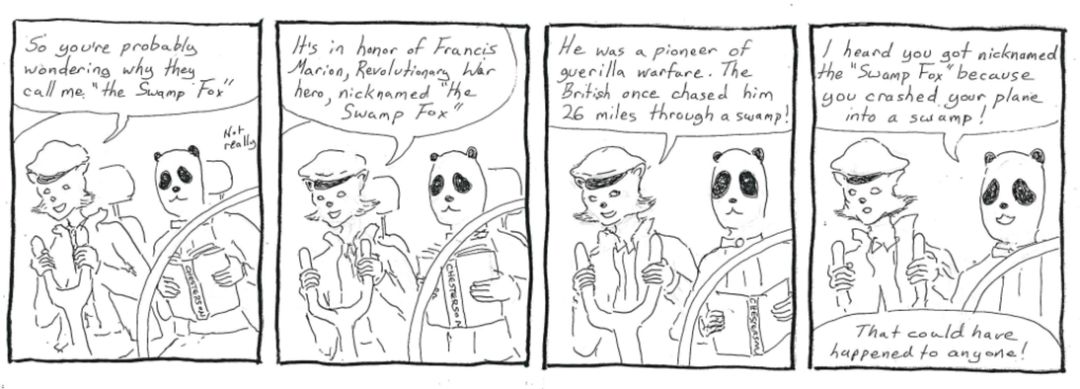 the secret origin of the swamp fox panel 1
