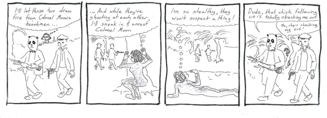 wait your turn, bachelor # 2 panel 1