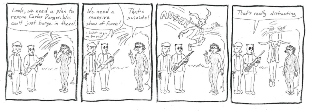 you interrupted my train of thought panel 1