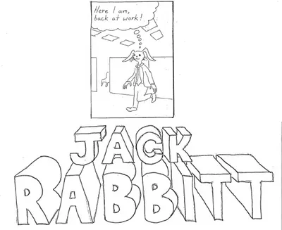 A tiny thumbnail of the cover art for the comics series Jack Rabbitt Comics