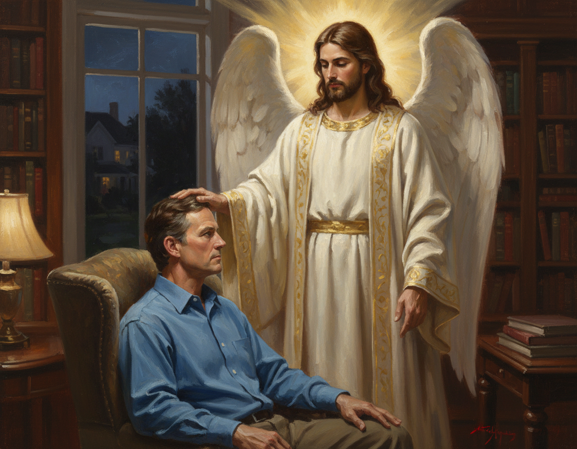 The cover art for the episode The Visitation from the comics series Prophet to the Remnant, which is number 21 in the series