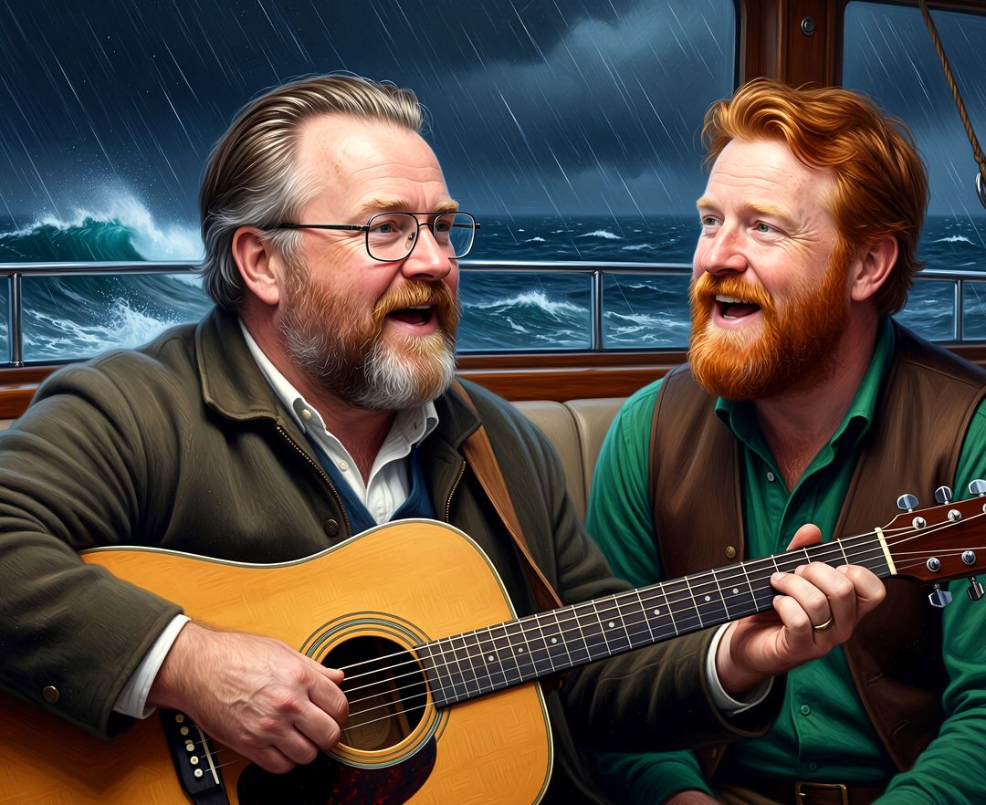 Crossing the Irish Sea panel 1