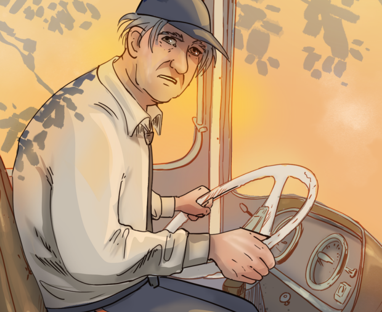 The frontpage cover art for the episode Back of the Bus from the comics series Codename Magic 1, which is number 1 in the series