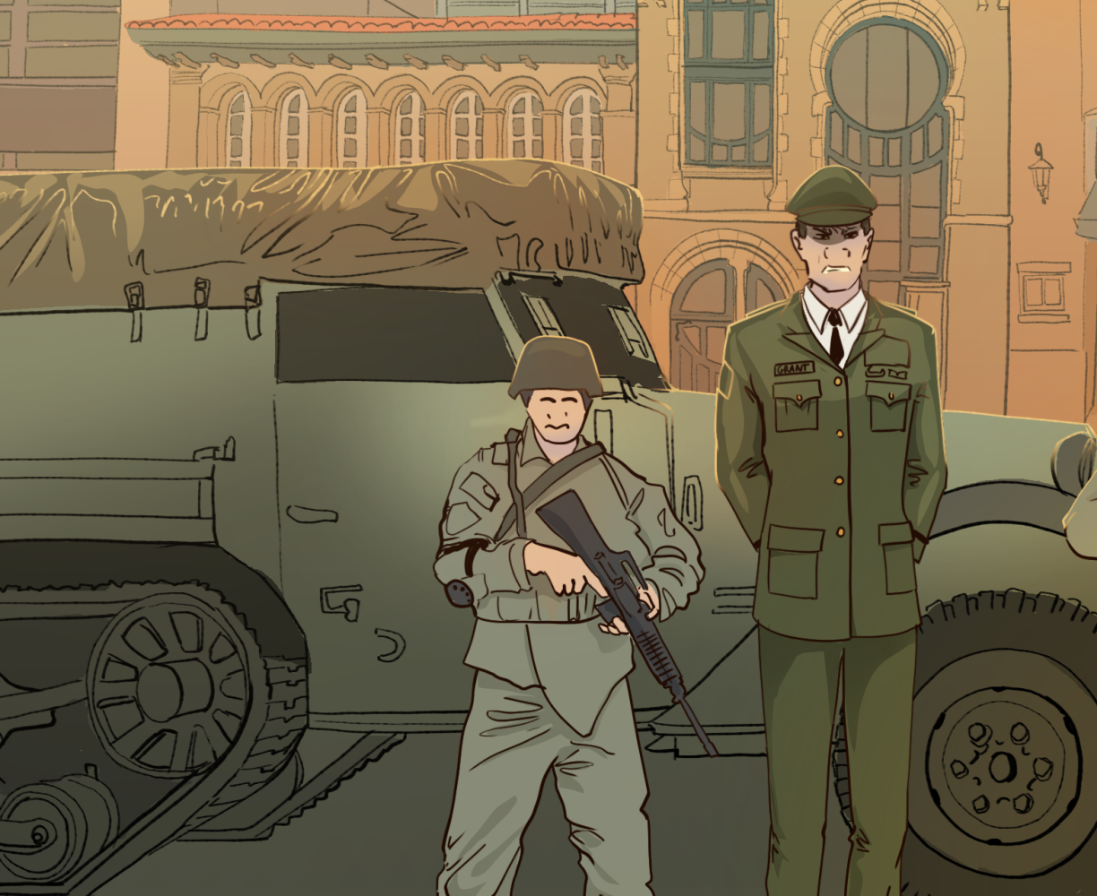 The frontpage cover art for the episode Half-Track from the comics series Codename Magic 1, which is number 3 in the series