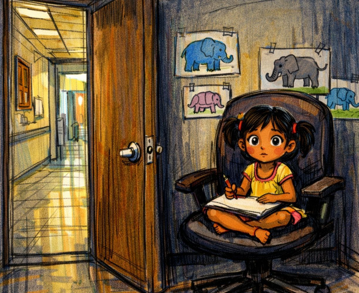 The cover art for the episode Aanya from the comics series Mumbai Singularity, which is number 10 in the series