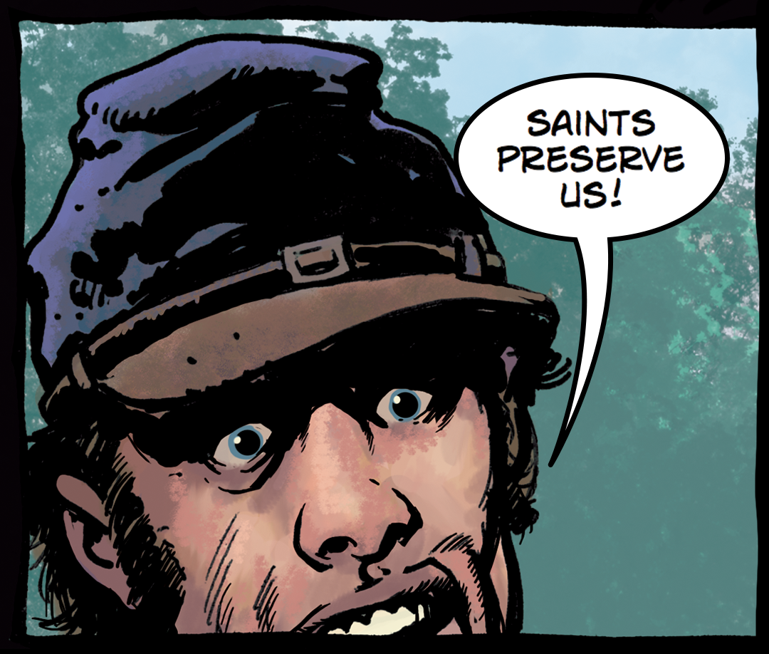 Saints Preserve Us! panel 15