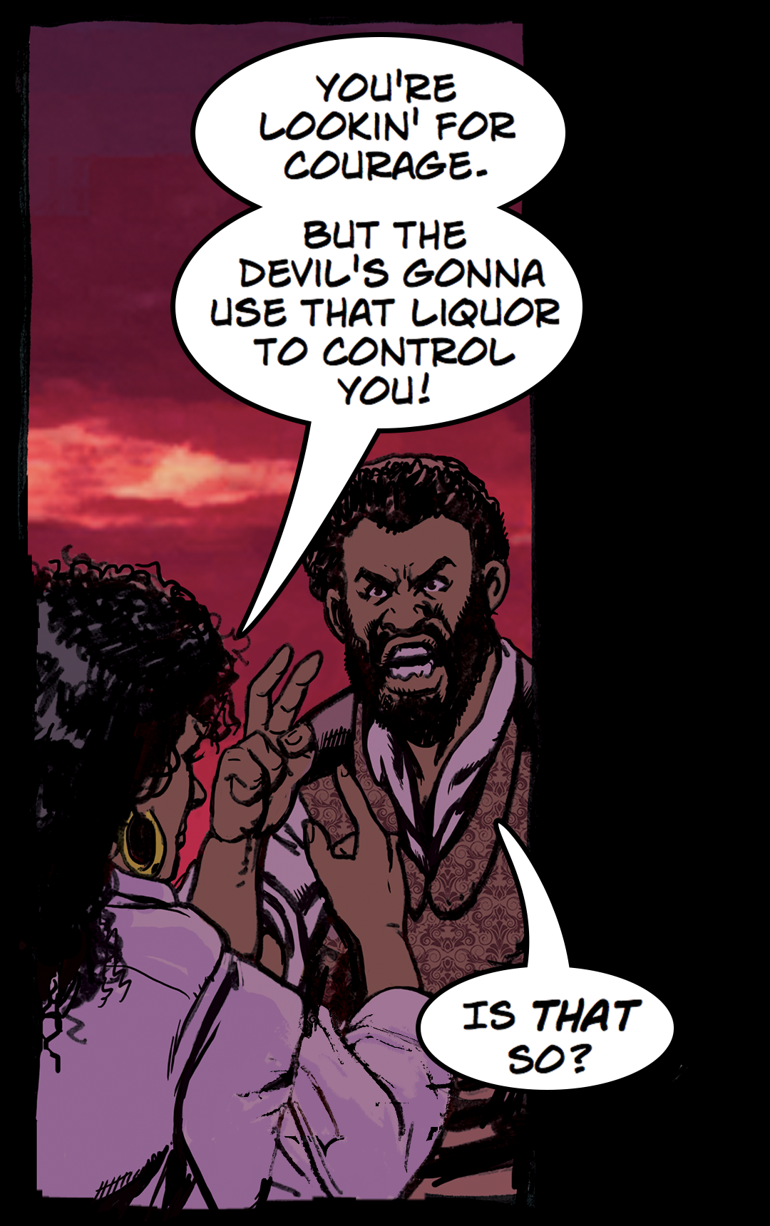 Lookin' for Courage panel 5