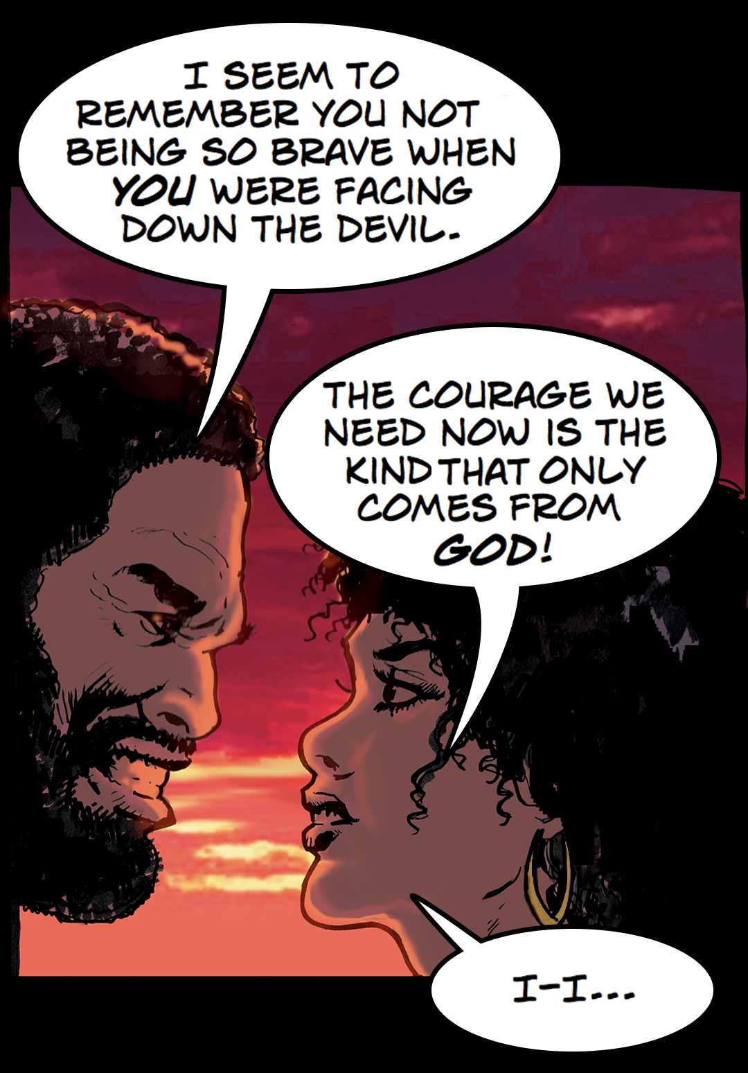 Lookin' for Courage panel 6