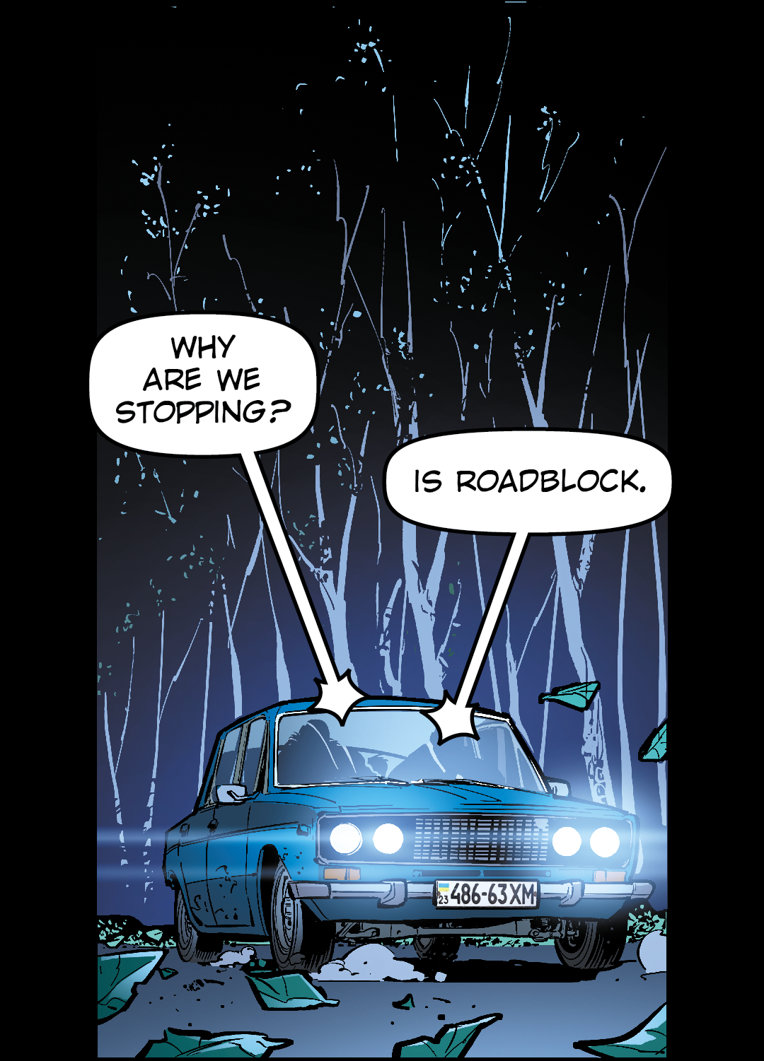 Roadblock panel 1