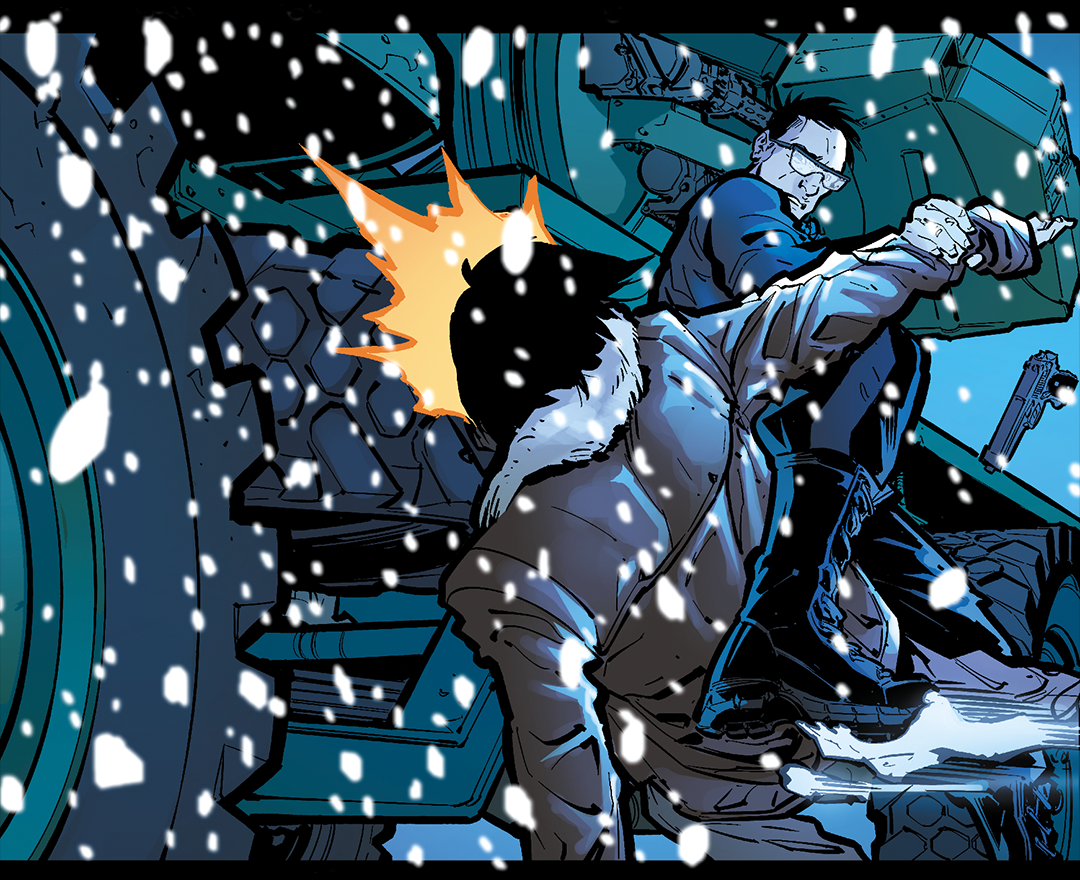 Snow Tracks panel 10